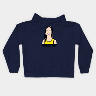 CAITLIN CLARK FAN ART!! Kids Hoodie